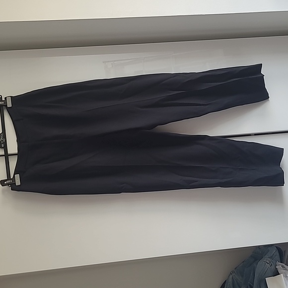 Marlowe Navy 100% Wool Trousers - Picture 3 of 7